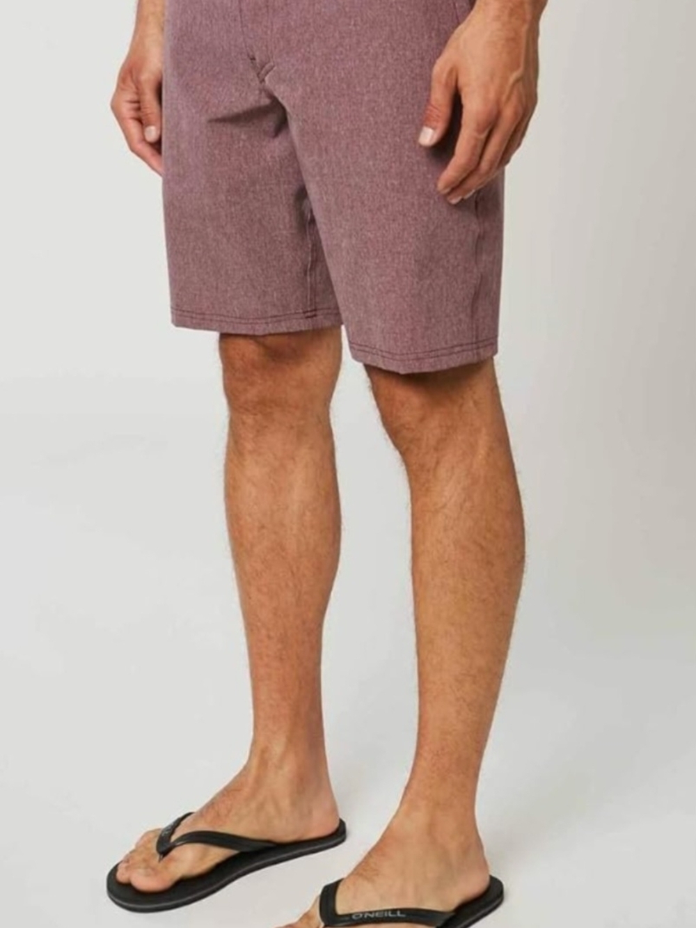 O'Neill Reserve Heathered Hybrid Flat Front Shorts Mens Size 34